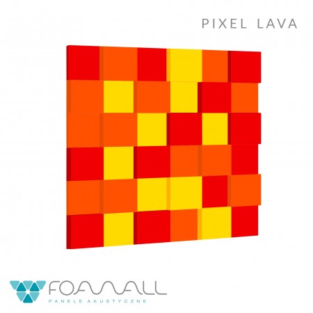 Panele soft Pixel Lava - zestaw